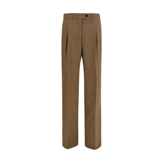 Brown Wool Oves Aries Dress Pants