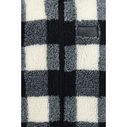 Gray Polyester Full-Length Jacket