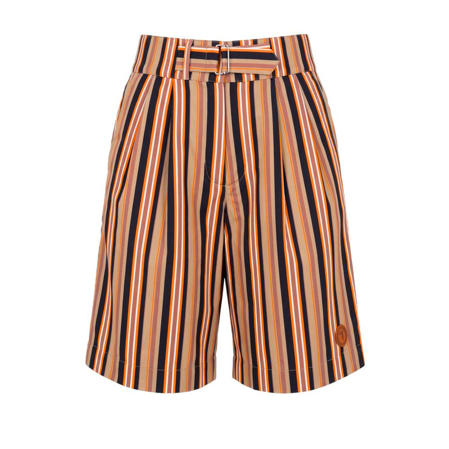 Beige Cotton Men's Shorts