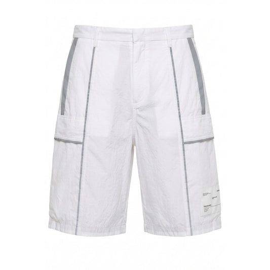 White Polyamide Men Shorts