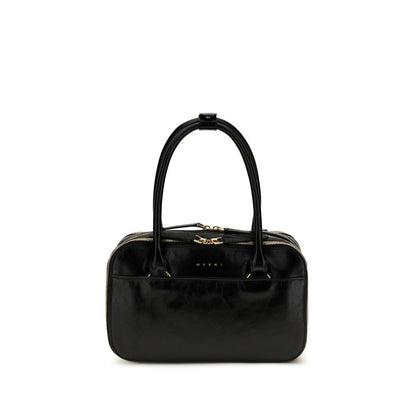 Black Calf Leather Bos Taurus Handbag
