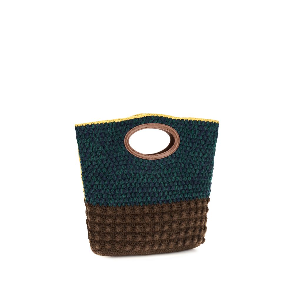 Multicolor Wool Oves Aries Clutch Bag