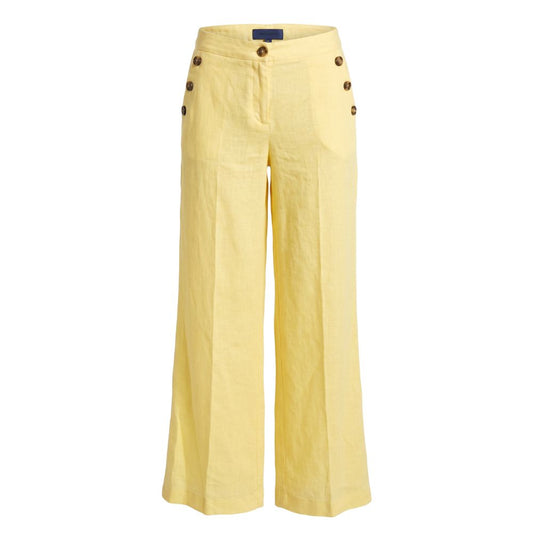 Yellow Flax Women Pants
