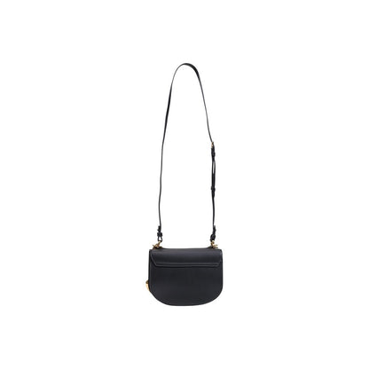 Black Polyester Handbag