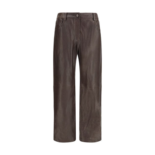 Brown Leather Pants
