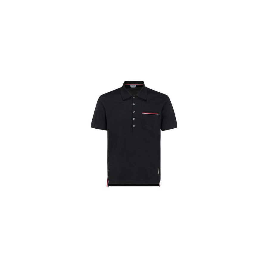Gray Cotton Polo Shirt