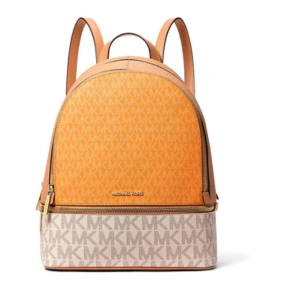 Orange Canvas Backpack