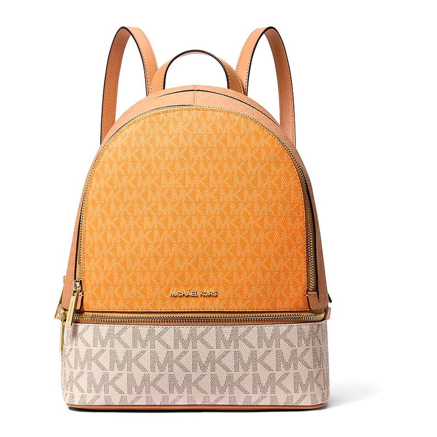 Orange Canvas Backpack