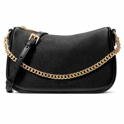 Black Leather Shoulder Bag