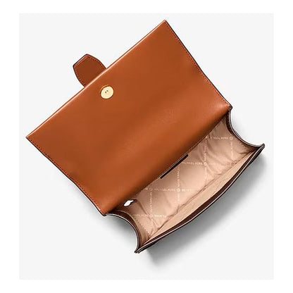 Brown Canvas Crossbody Bag