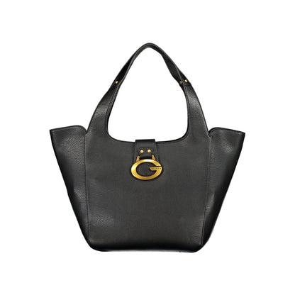 Black Polyurethane Women's Bag