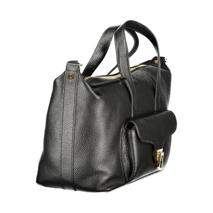 Black Leather Handbag