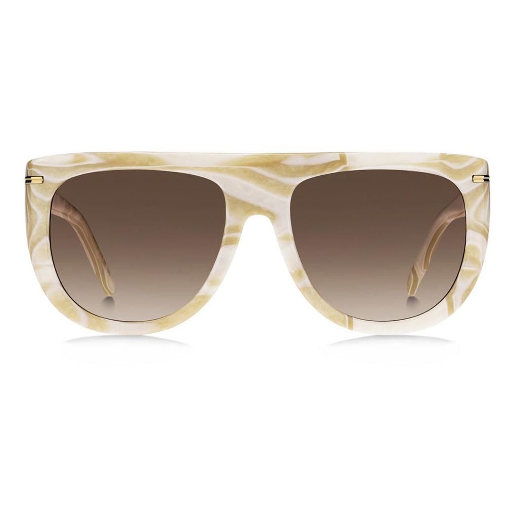 Beige Acetate Sunglasses