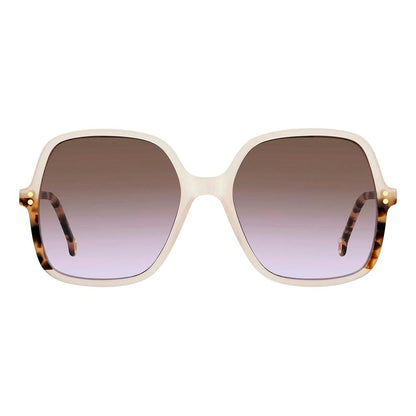 Beige Acetate Sunglasses