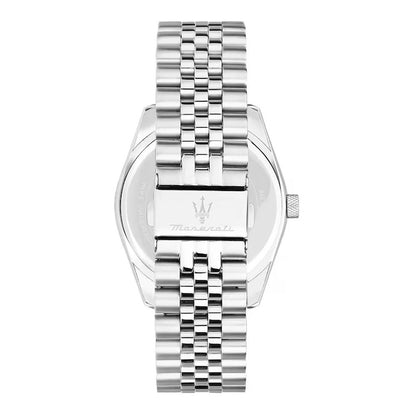 Gray Stainless Steel Dress Watch
