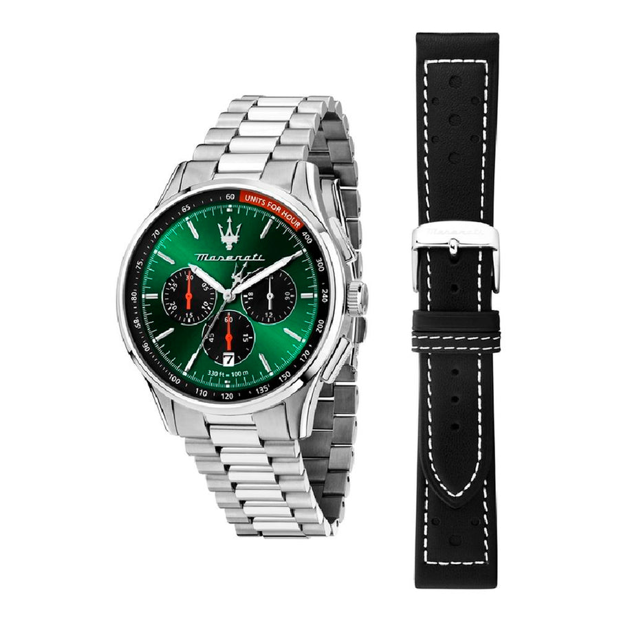 Gray Stainless Steel Dress Watch