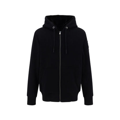 Black Polyester Hoodie