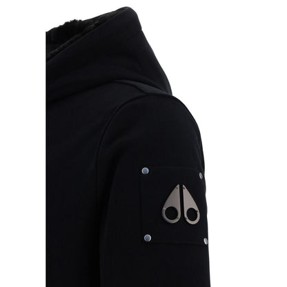 Black Polyester Hoodie