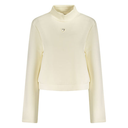 Bianco Polyester Donna Sweatshirt
