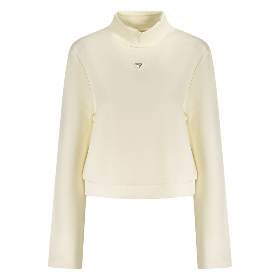 Bianco Polyester Donna Sweatshirt
