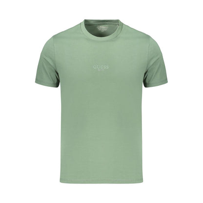 Green Cotton Men's T-Shirt