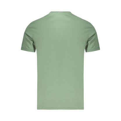 Green Cotton Men's T-Shirt