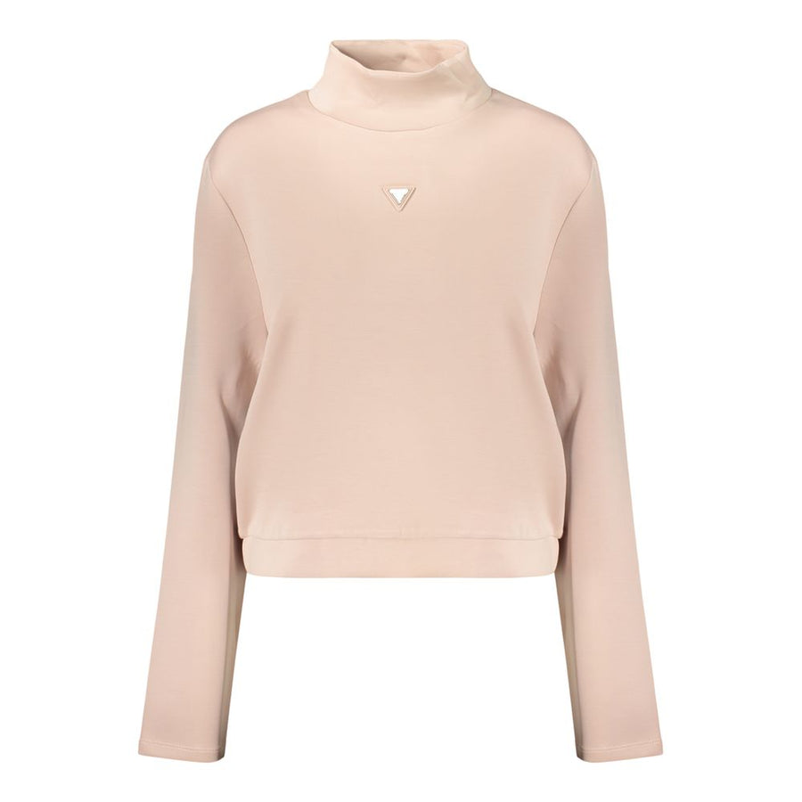 Pink Polyester Women's Sweatshirt