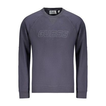 Blue Cotton Men's Sweatshirt
