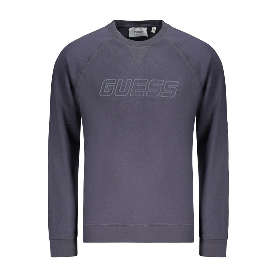 Blue Cotton Men's Sweatshirt