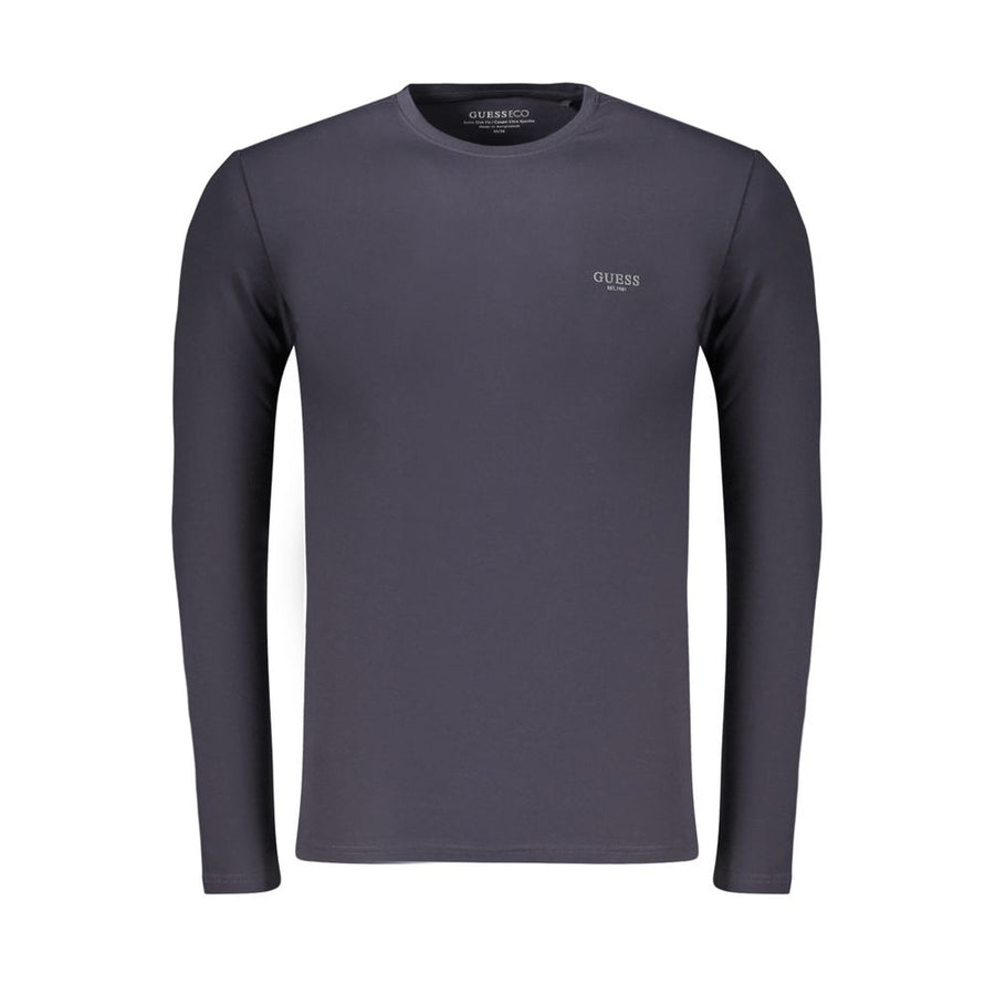 Blue Cotton Men's T-Shirt