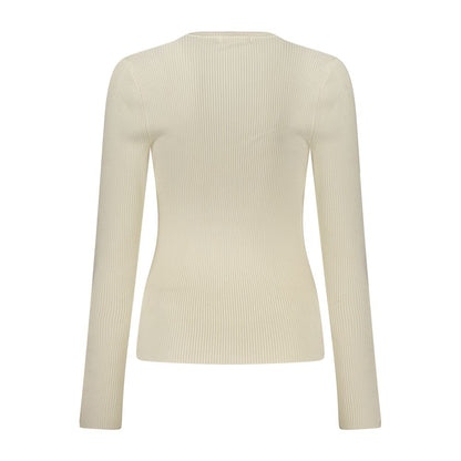 Bianco Viscose Women Sweater