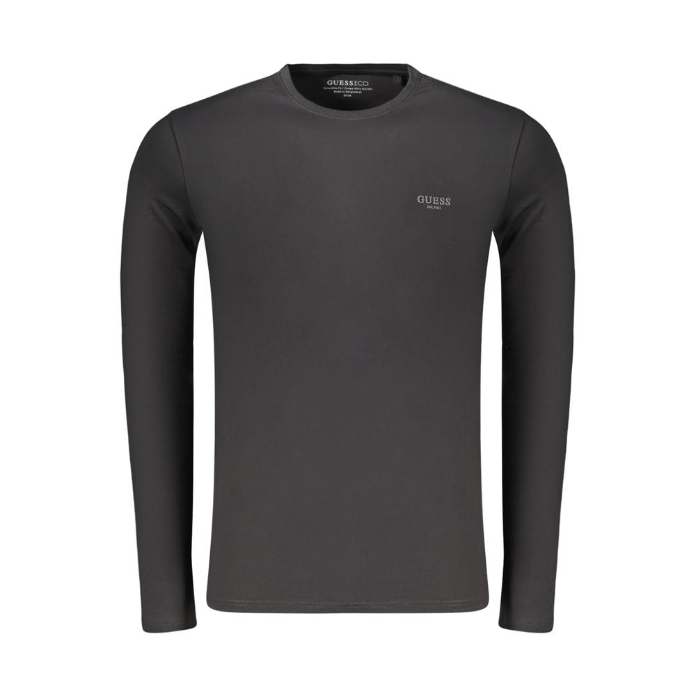 Black Cotton Men's T-Shirt