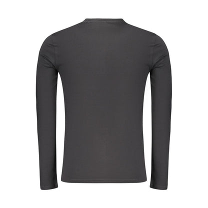 Black Cotton Men's T-Shirt