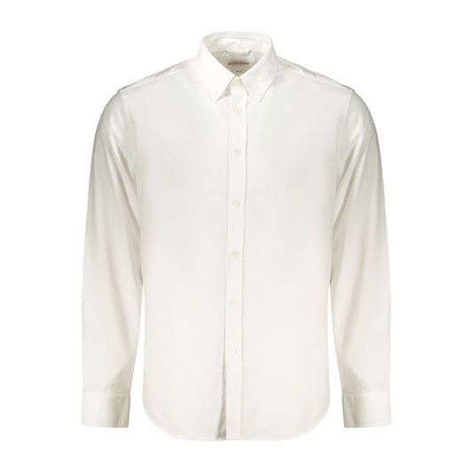 White Cotton Men's Shirt
