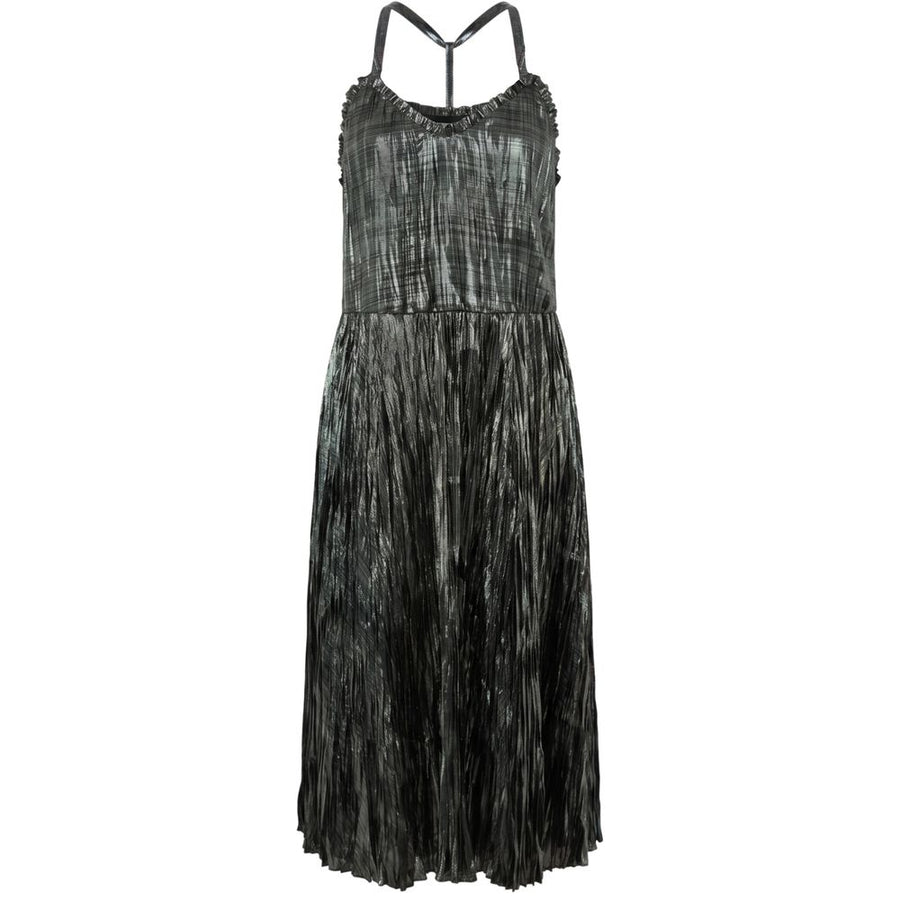 Black Polyester Women Dress