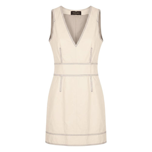 Beige Lamb Women Dress