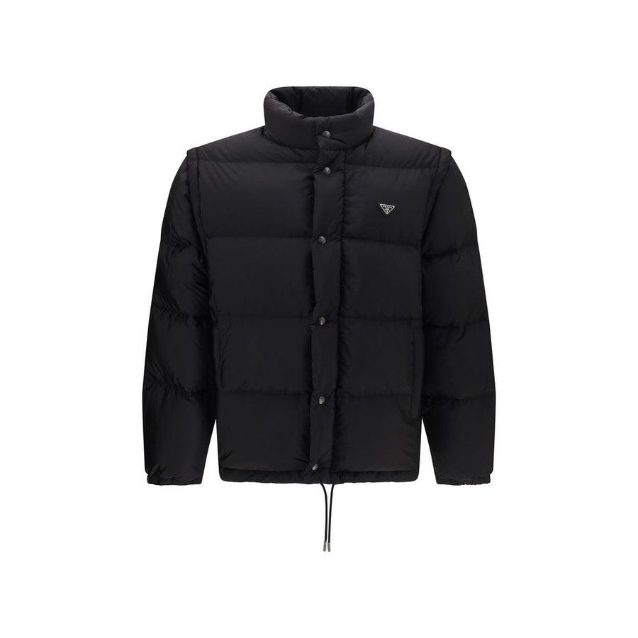 Black Goose Down Full-Length Jacket