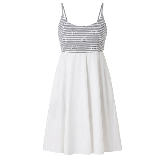 White Cotton Women Dress