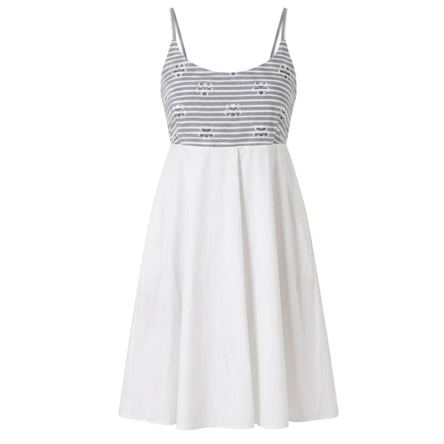 White Cotton Women Dress