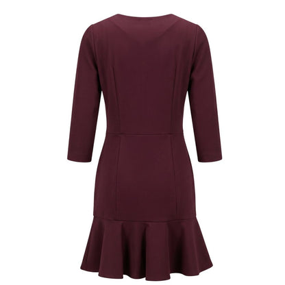 Red Viscose Women Dress