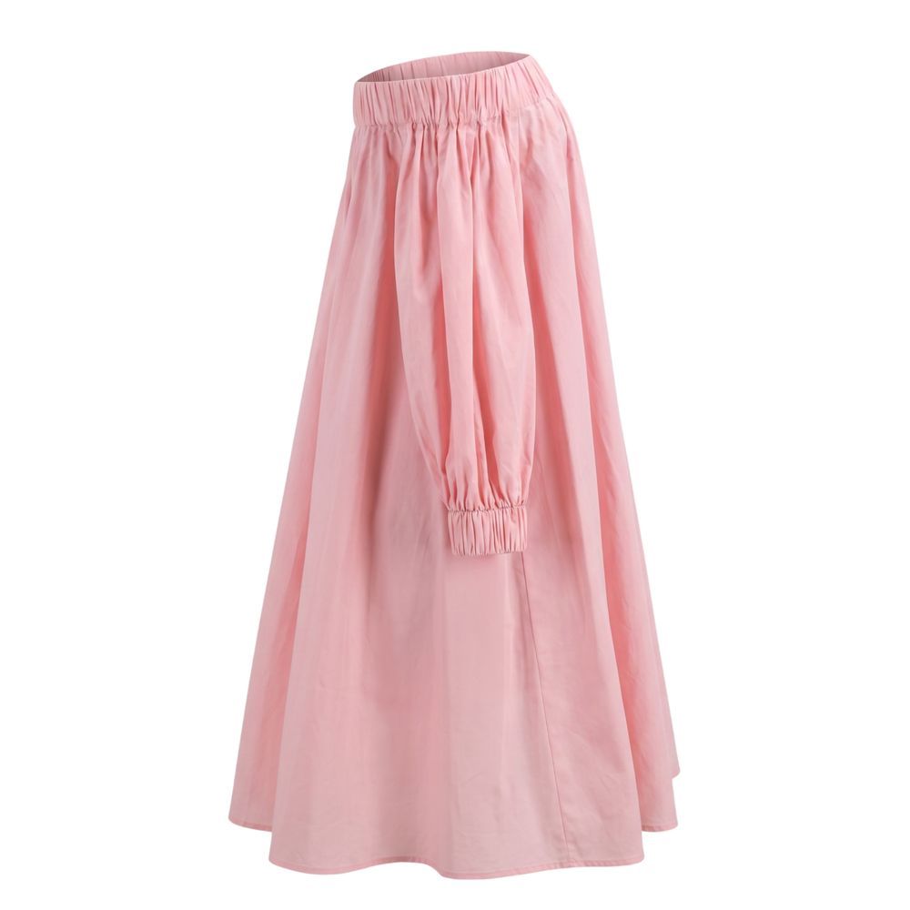 Pink Cotton Women Dress