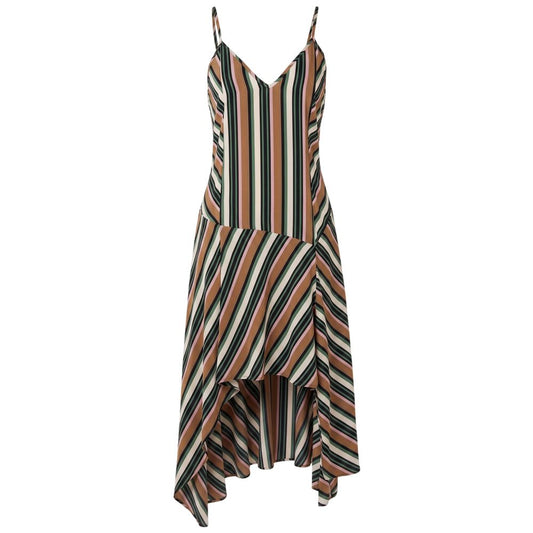 Brown Viscose Women Dress