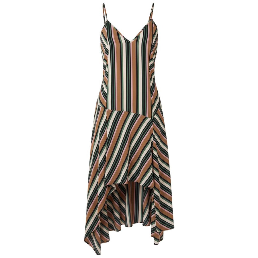 Brown Viscose Women Dress