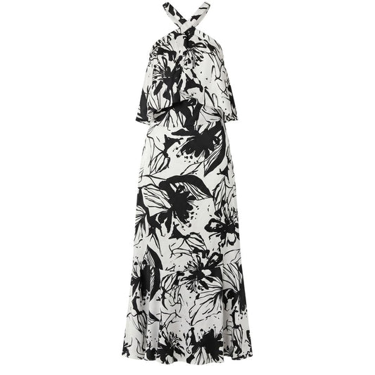 Black Polyester Women Dress