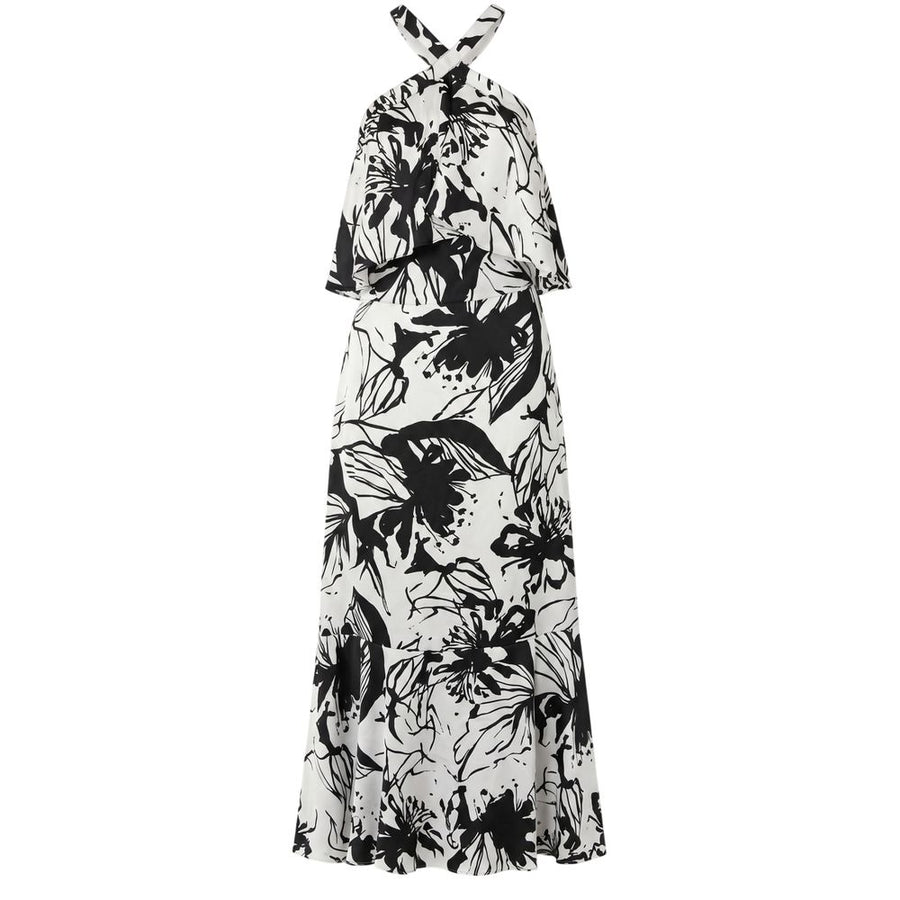 Black Polyester Women Dress