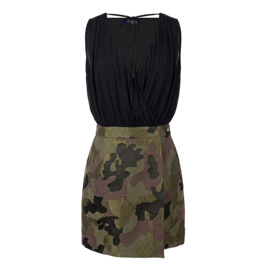 Black Cotton Women's Dress