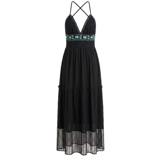 Black Cotton Women Dress