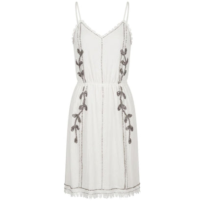 White Cotton Women Dress