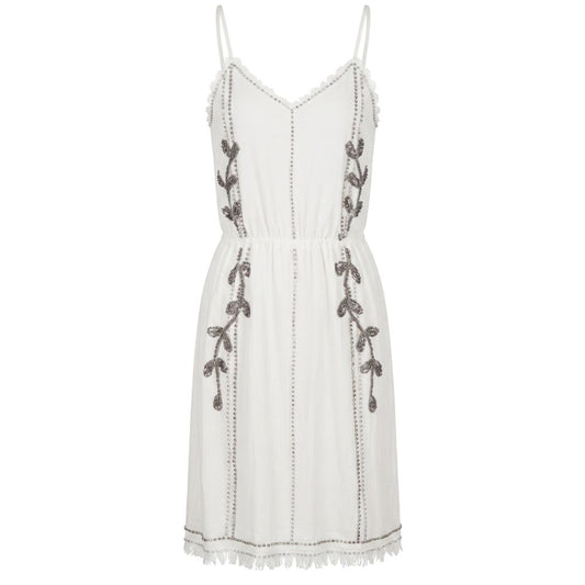 White Cotton Women Dress
