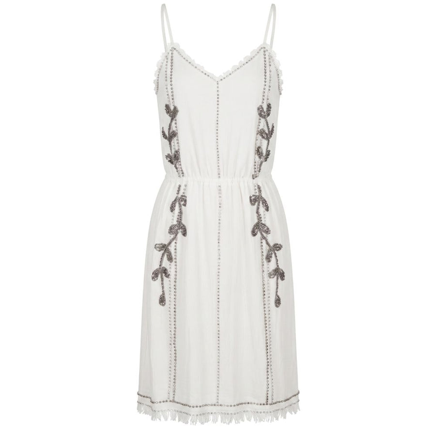White Cotton Women Dress
